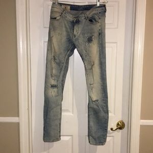 Zara man distressed jeans